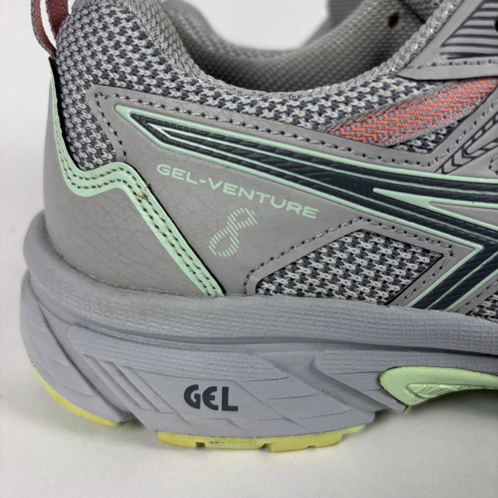 ASICS Gel Venture 8 Piedmont Grey Women's Sneaker Size 10 Run/Trail/Gym - Picture 2 of 14